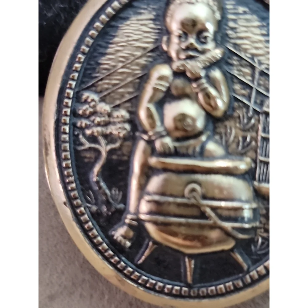Picture Metal Brass? Child Caldrin Clip On Earrings - Picture 3 of 10